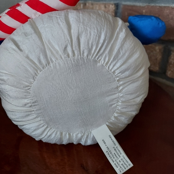 International Silver Co 1993 Poly Nylon Pluff Snowman Clown Face Stuffed Figure - Picture 9 of 10